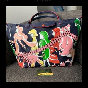 Longchamp X Clo'e Floriat Limited Edition Rare